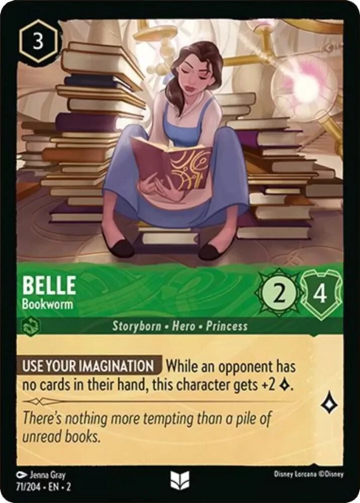 Belle - Bookworm card image