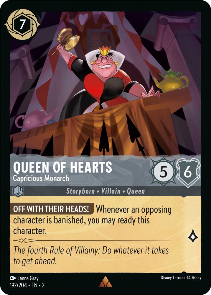 Queen of Hearts - Capricious Monarch card image