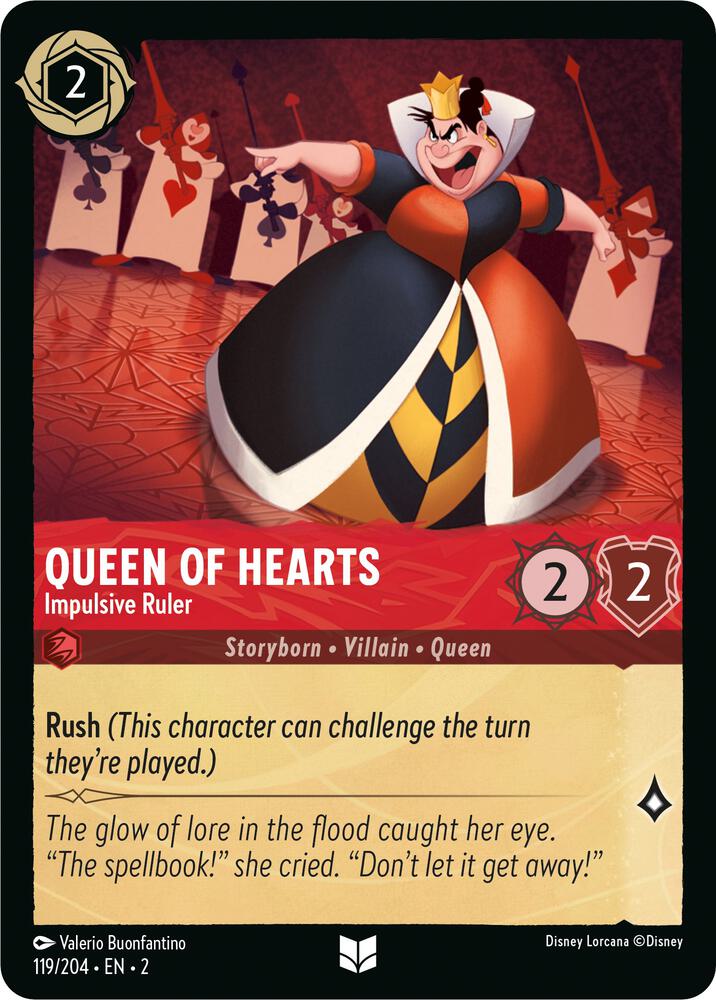 Queen of Hearts - Impulsive Ruler card image