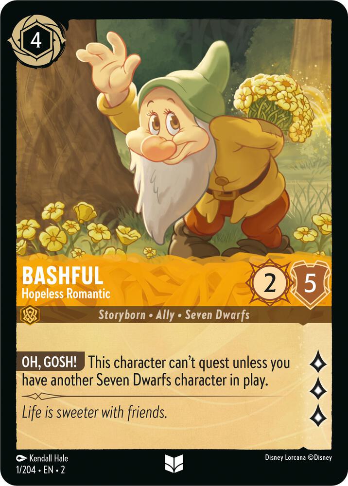 Bashful - Hopeless Romantic card image