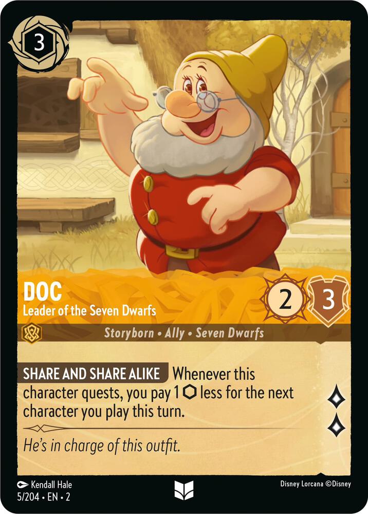 Doc - Leader of the Seven Dwarfs card image