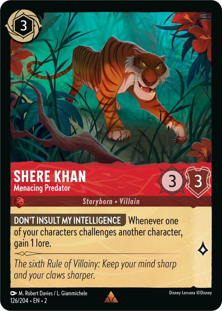 Shere Khan - Menacing Predator card image