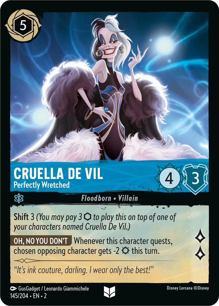 Cruella De Vil - Perfectly Wretched card image