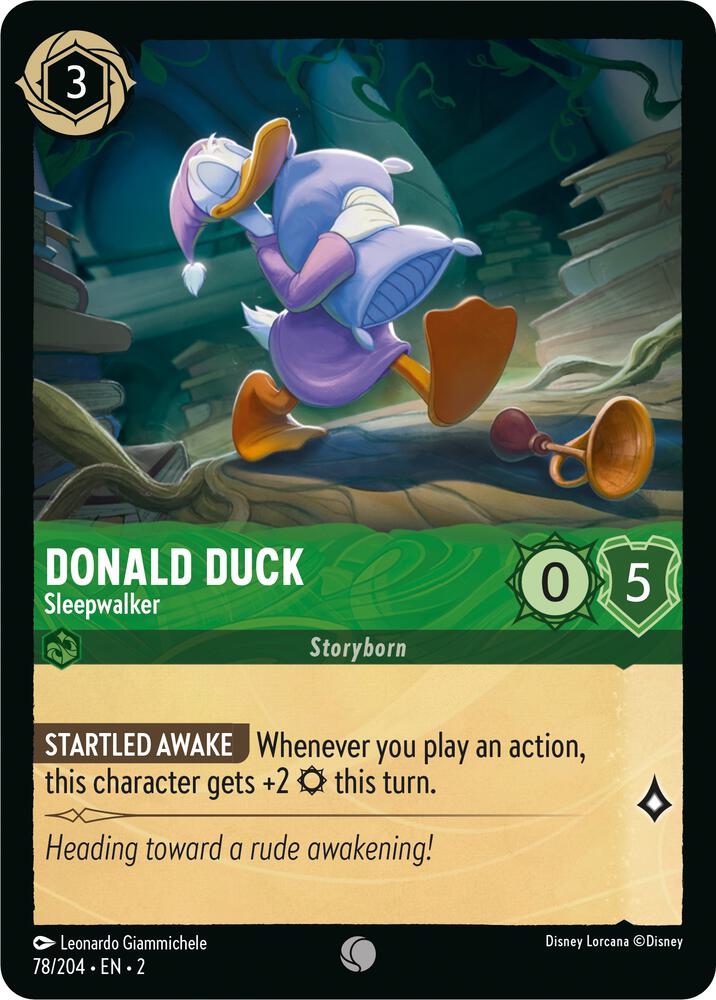 Donald Duck - Sleepwalker card image
