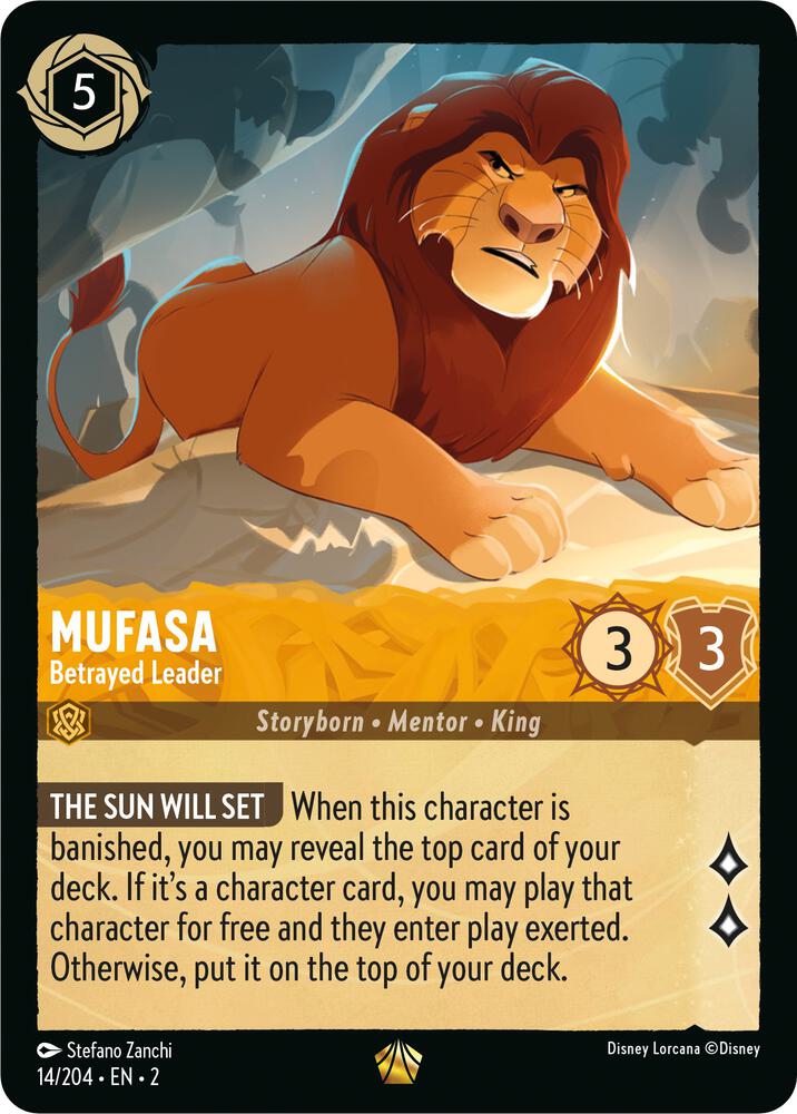 Mufasa - Betrayed Leader card image