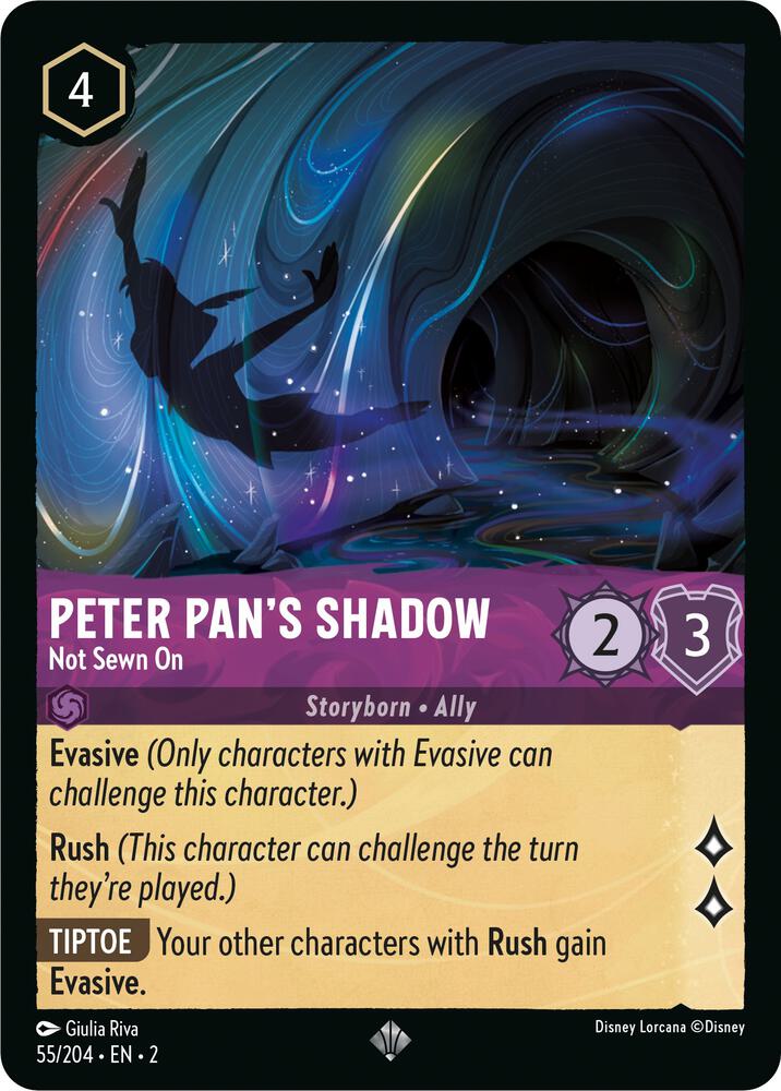 Peter Pan's Shadow - Not Sewn On card image