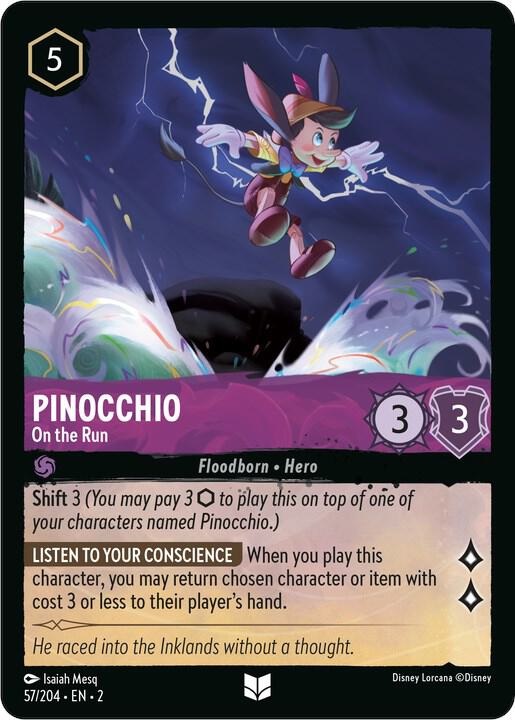 Pinocchio - On the Run card image