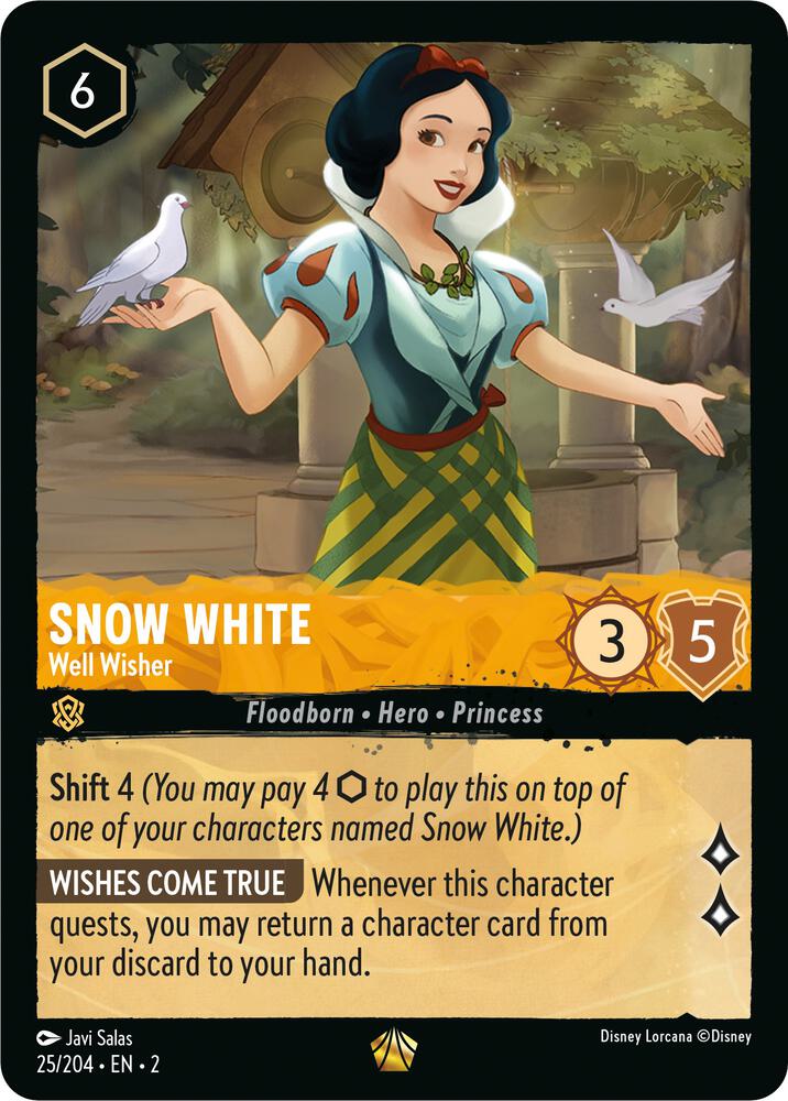 Snow White - Well Wisher card image