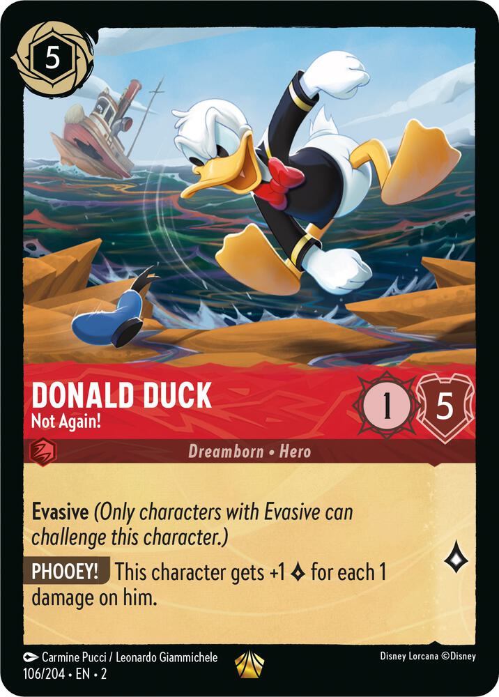 Donald Duck - Not Again! card image