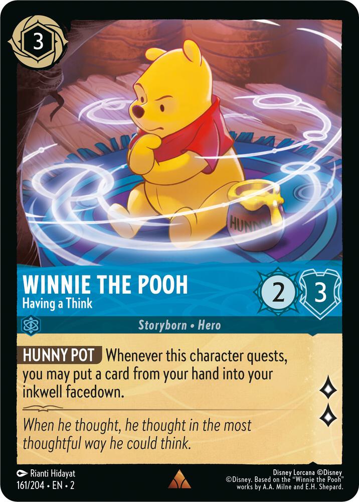 Winnie the Pooh - Having a Think card image