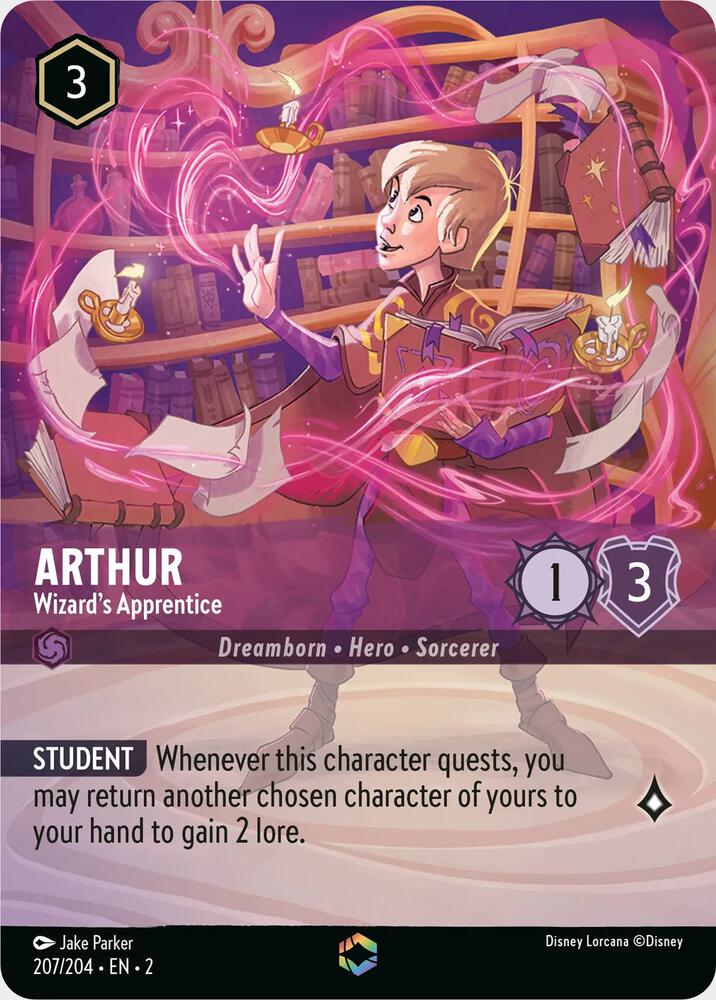 Arthur - Wizard's Apprentice (Enchanted) card image