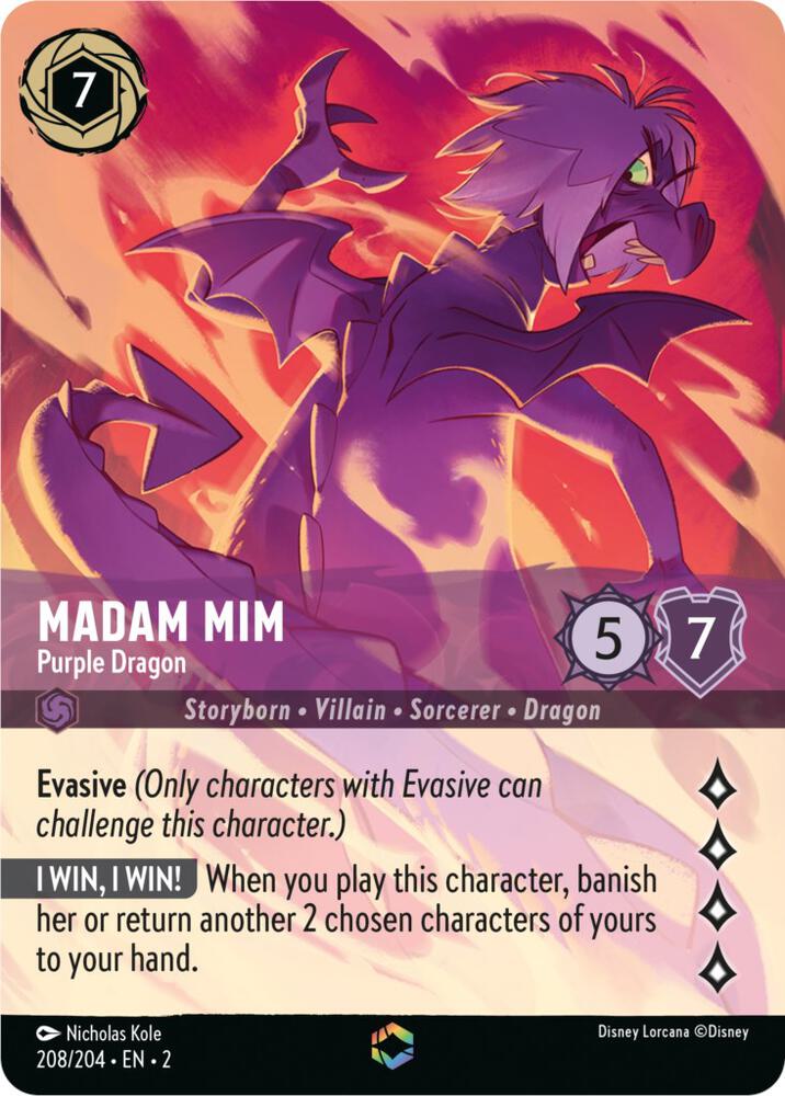 Madam Mim - Purple Dragon (Enchanted) card image