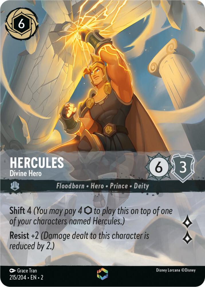 Hercules - Divine Hero (Enchanted) card image