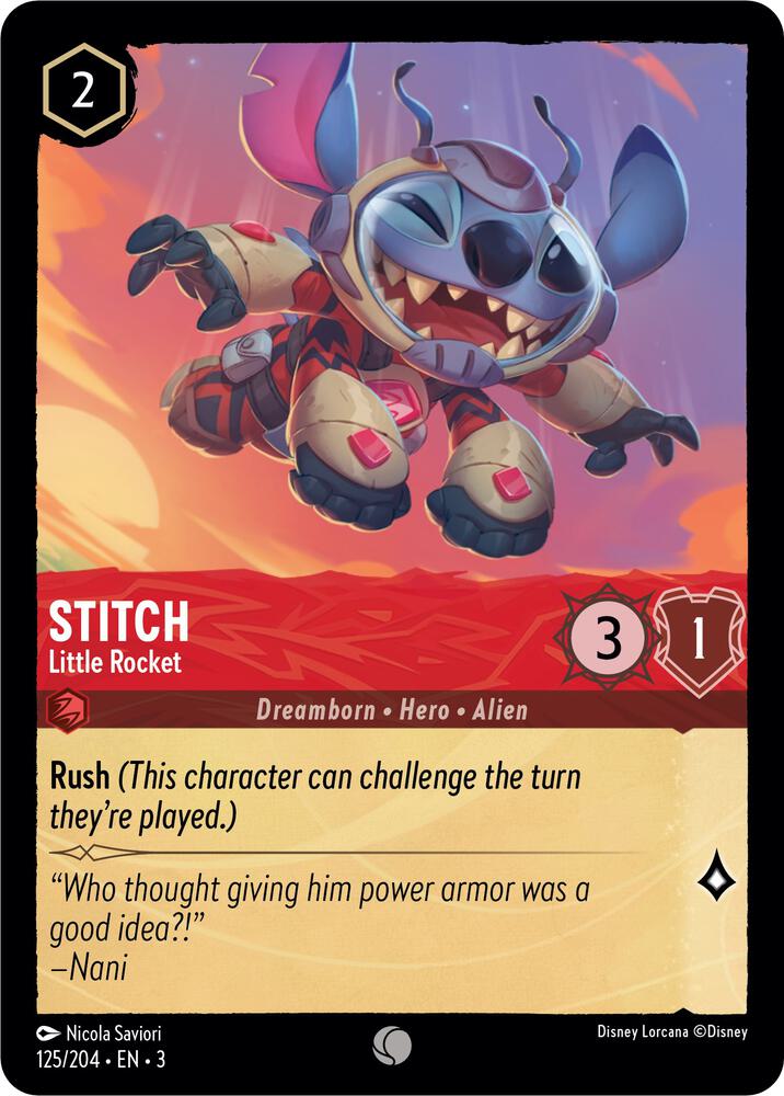 Stitch - Little Rocket card image