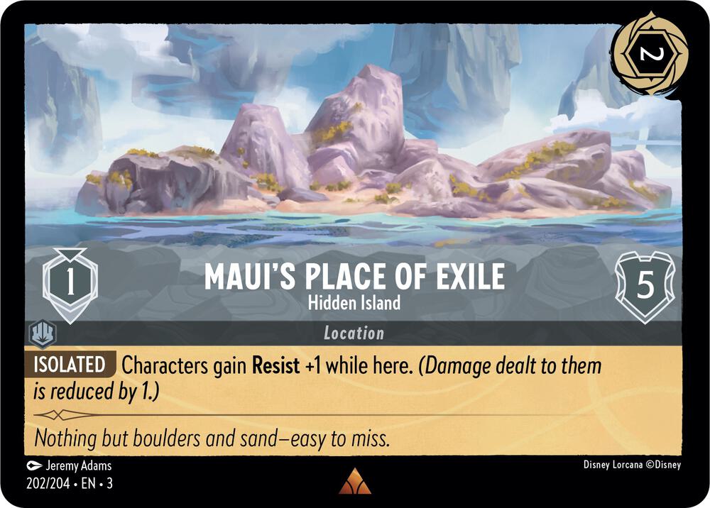 Maui's Place of Exile - Hidden Island card image