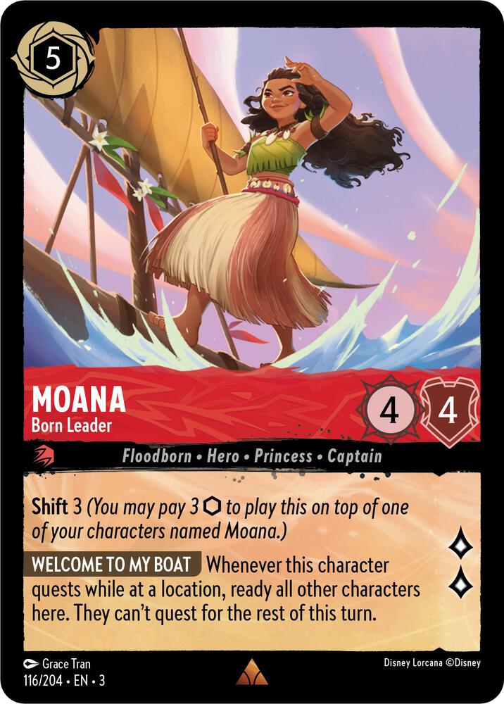Moana - Born Leader card image