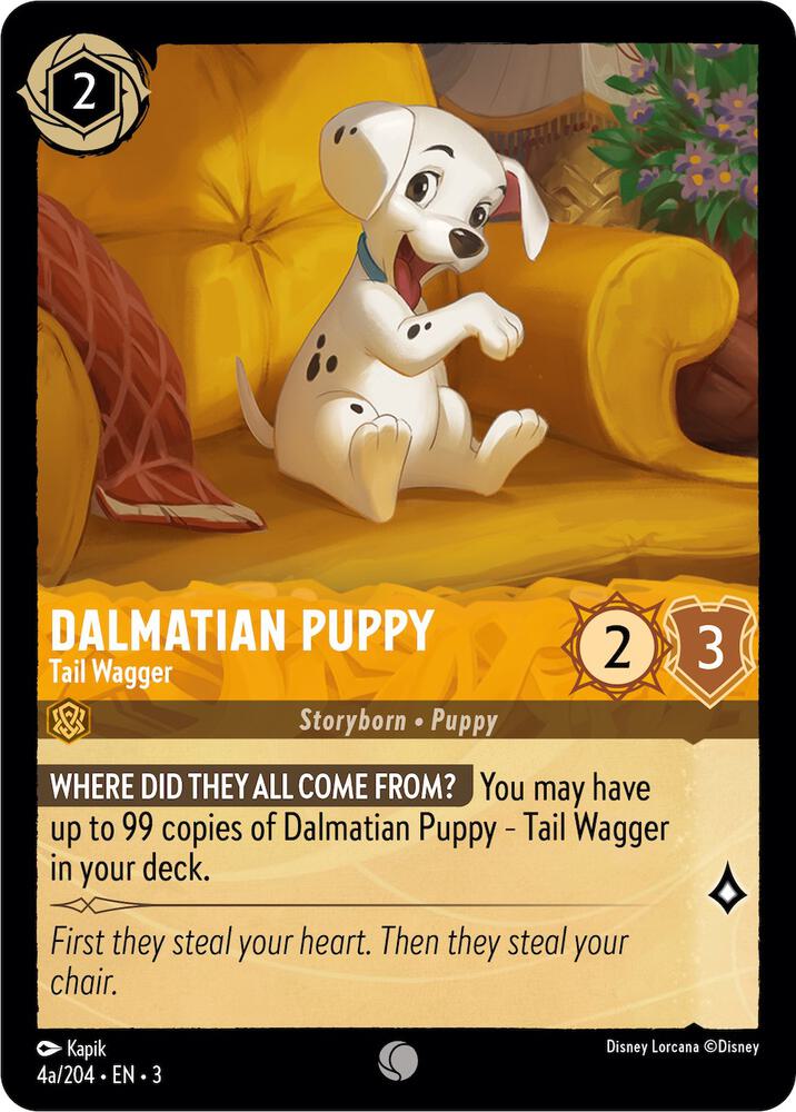 Dalmatian Puppy - Tail Wagger (4a/204) card image