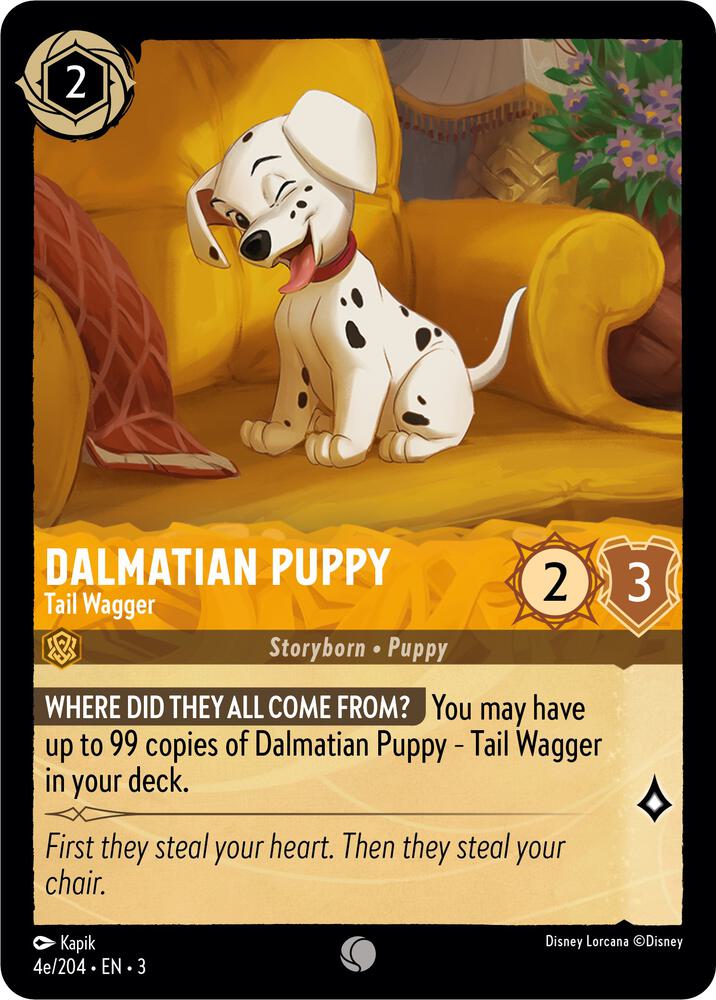 Dalmatian Puppy - Tail Wagger (4e/204) card image