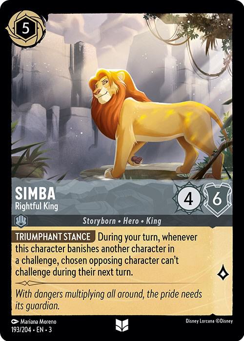 Simba - Rightful King card image