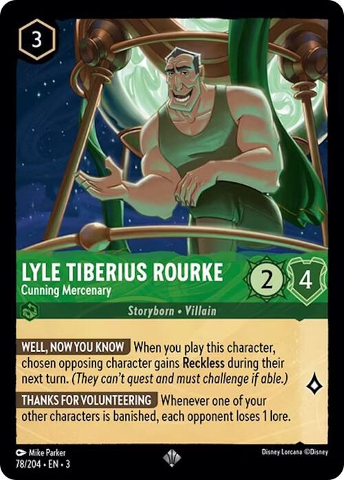 Lyle Tiberius Rourke - Cunning Mercenary card image