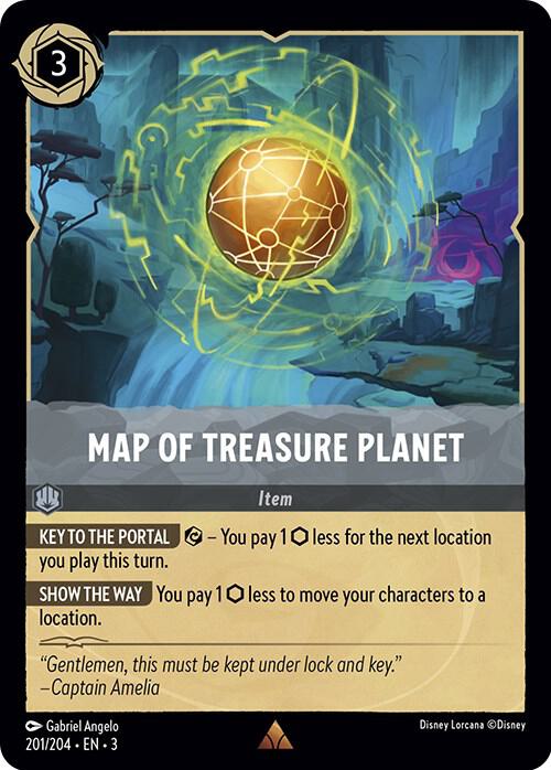 Map of Treasure Planet card image