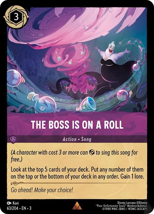 The Boss is on a Roll card image