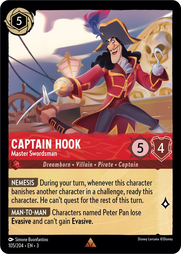 Captain Hook - Master Swordsman card image