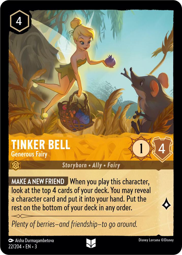 Tinker Bell - Generous Fairy card image