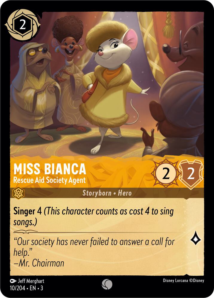 Miss Bianca - Rescue Aid Society Agent card image