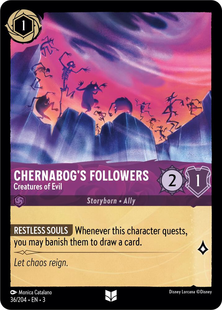 Chernabog's Followers - Creatures of Evil card image