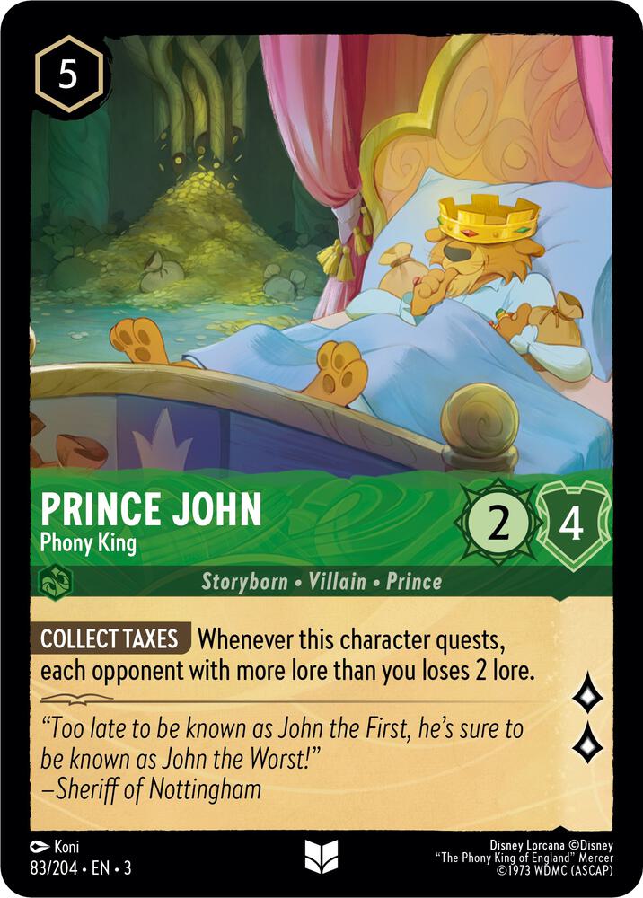 Prince John - Phony King card image