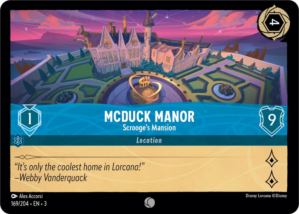 McDuck Manor - Scrooge's Mansion card image
