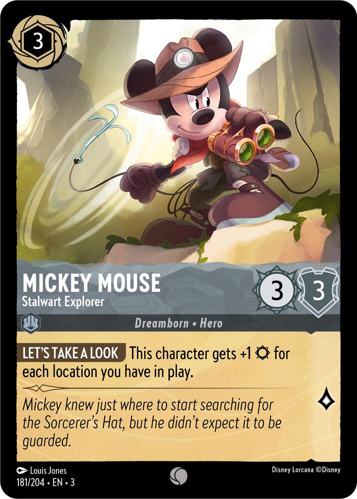 Mickey Mouse - Stalwart Explorer card image