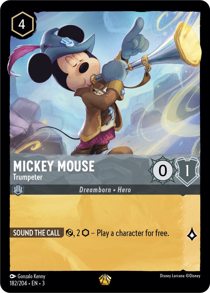 Mickey Mouse - Trumpeter card image