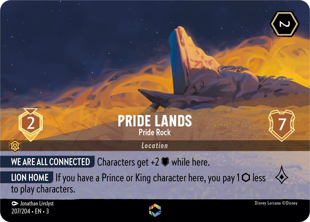Pride Lands - Pride Rock (Enchanted) card image