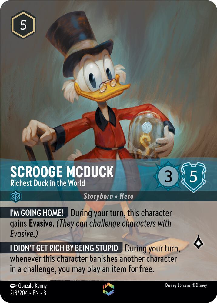 Scrooge McDuck - Richest Duck in the World (Enchanted) card image