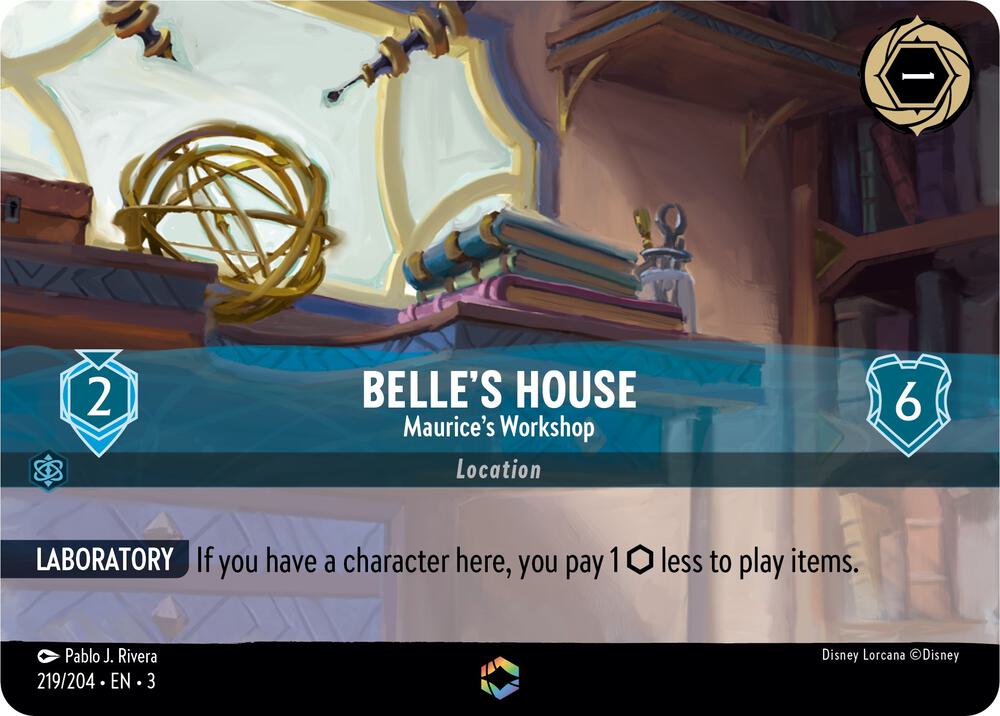 Belle's House - Maurice's Workshop (Enchanted) card image