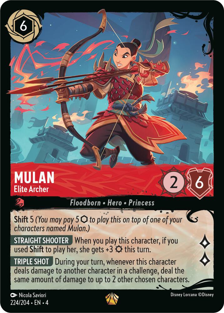 Mulan - Elite Archer (224/204) card image