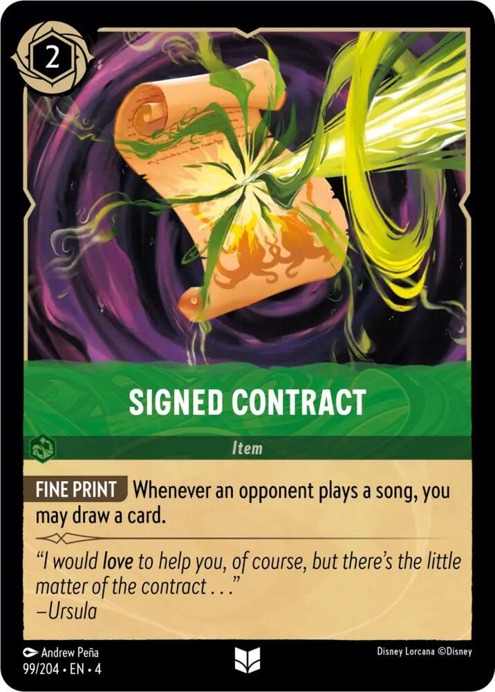 Signed Contract card image
