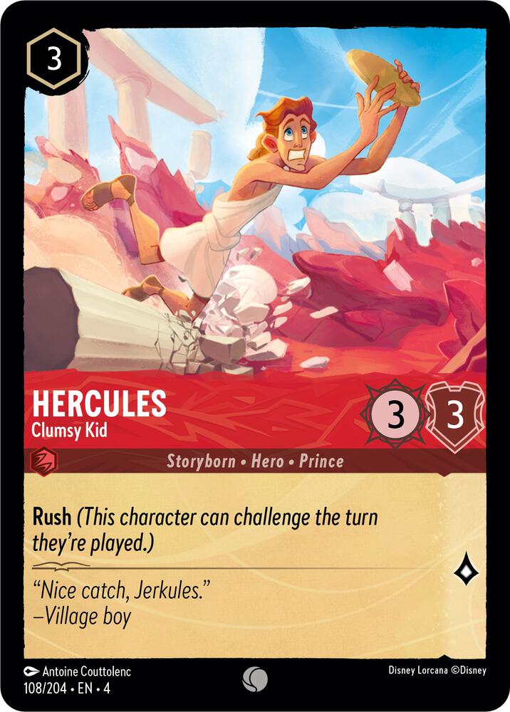 Hercules - Clumsy Kid card image