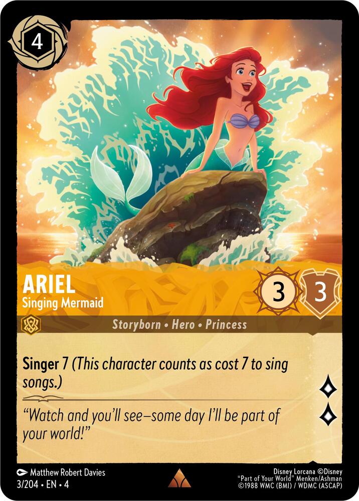 Ariel - Singing Mermaid card image