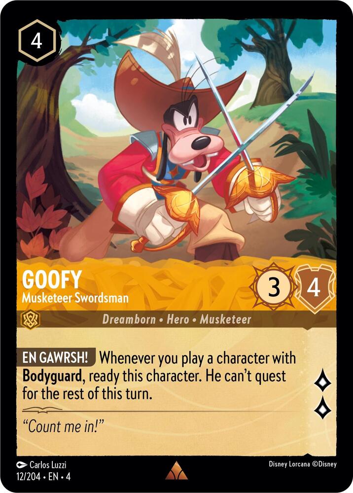Goofy - Musketeer Swordsman card image