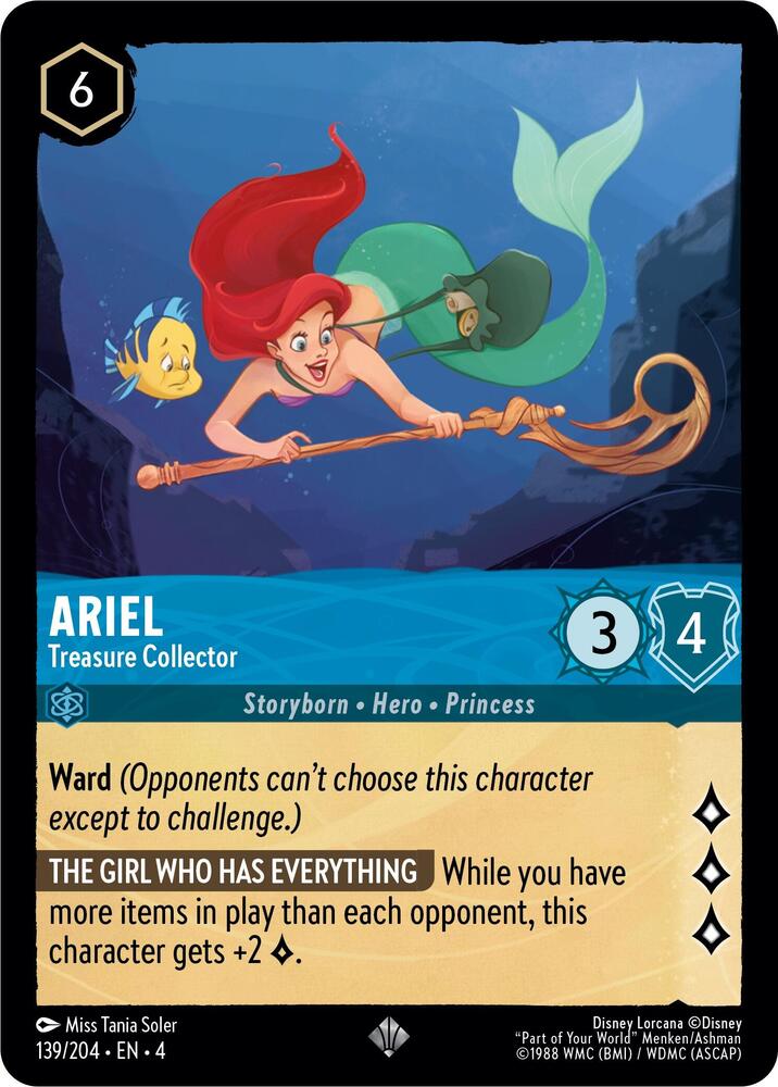 Ariel - Treasure Collector card image