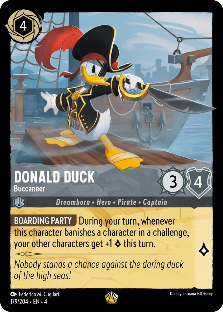 Donald Duck - Buccaneer card image
