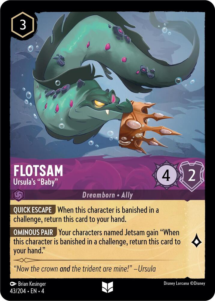 Flotsam - Ursula's "Baby" card image