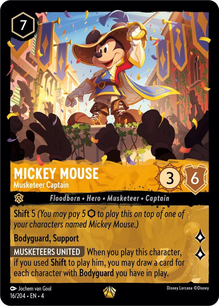 Mickey Mouse - Musketeer Captain card image