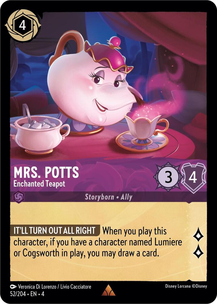 Mrs. Potts - Enchanted Teapot card image