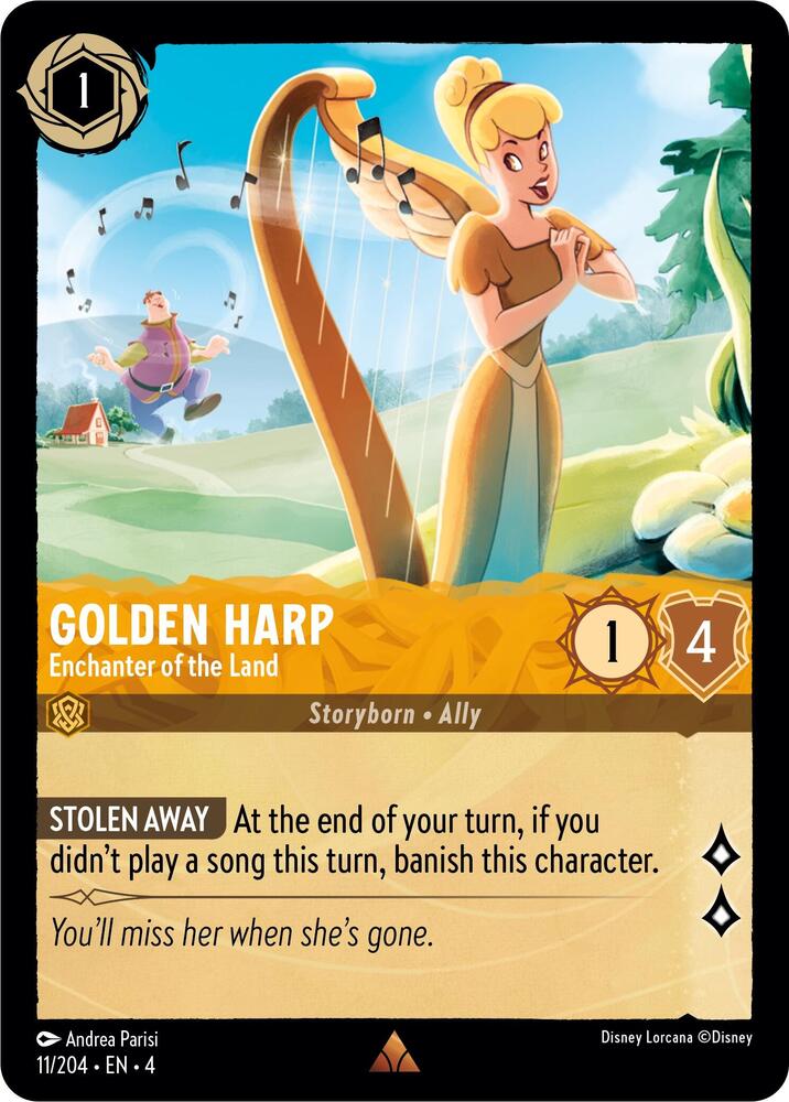 Golden Harp - Enchanter of the Land card image
