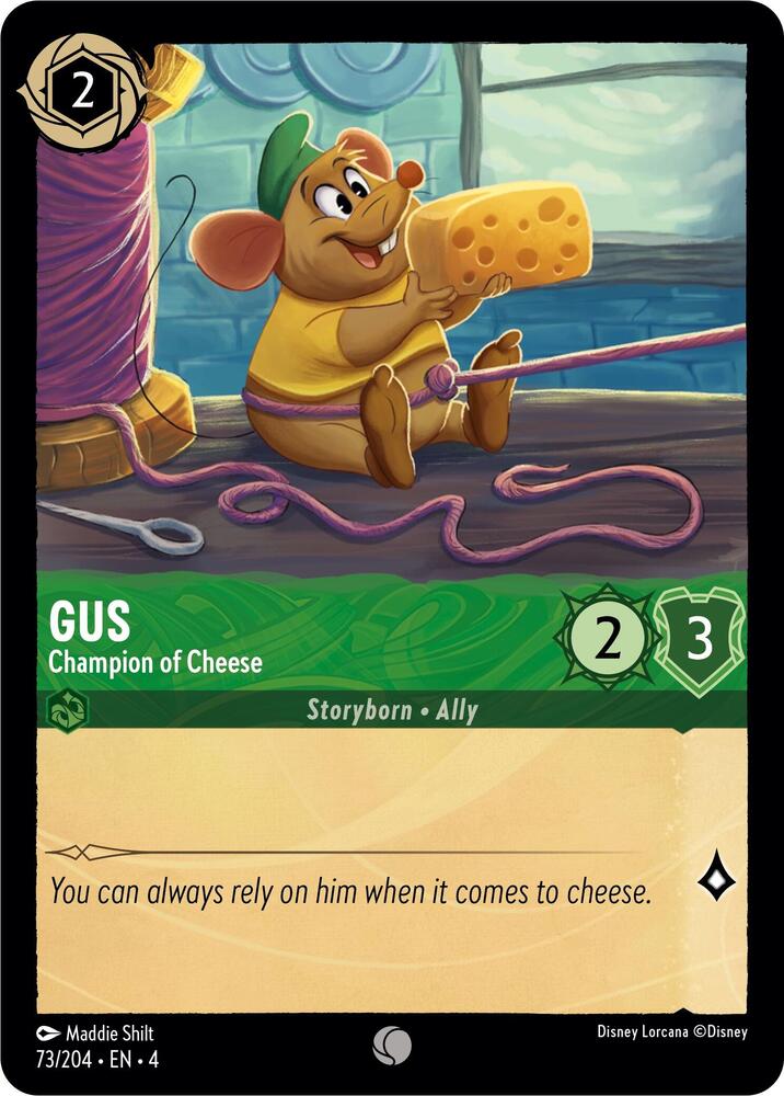 Gus - Champion of Cheese card image