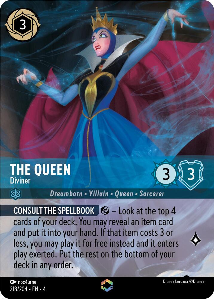 The Queen - Diviner (Enchanted) card image